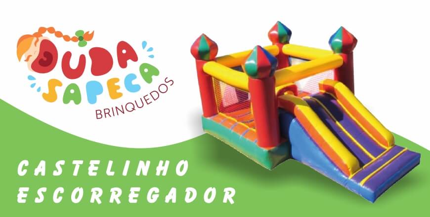 Duda Sapeca Brinquedos - Castelinho Escorregador